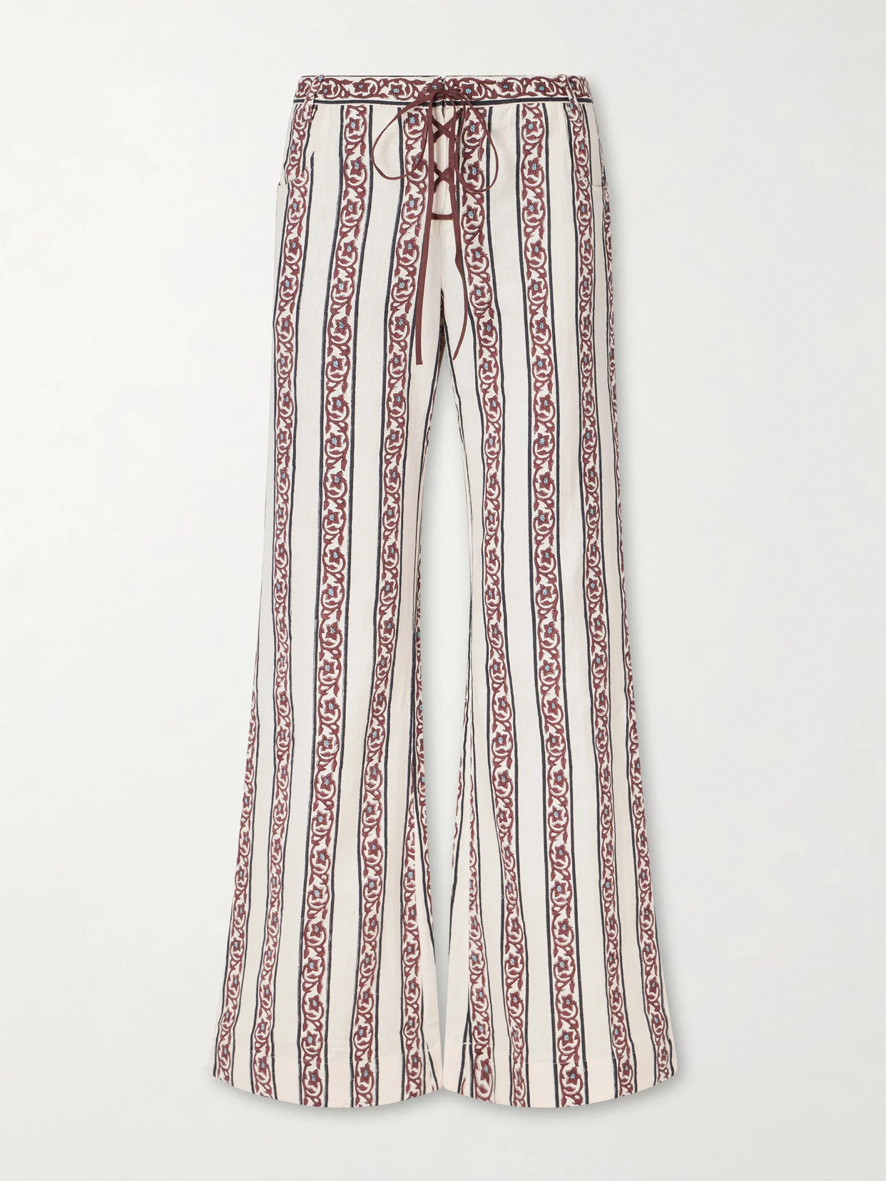 Cooper Climbing Printed Cotton Straight-leg Pants - 1