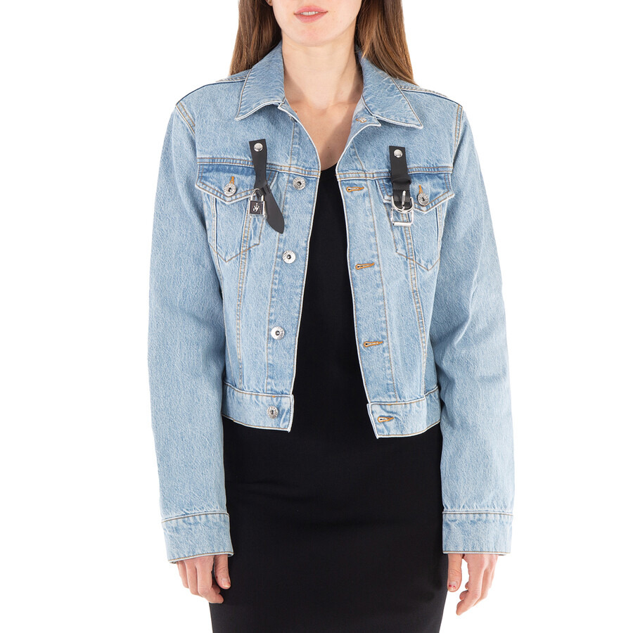 JW Anderson Padlock Strap Trucker Denim Jacket - 3