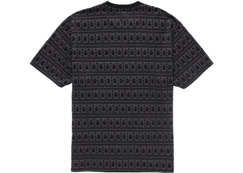 Supreme Supreme Jacquard Scarab S/S Top Black outlook