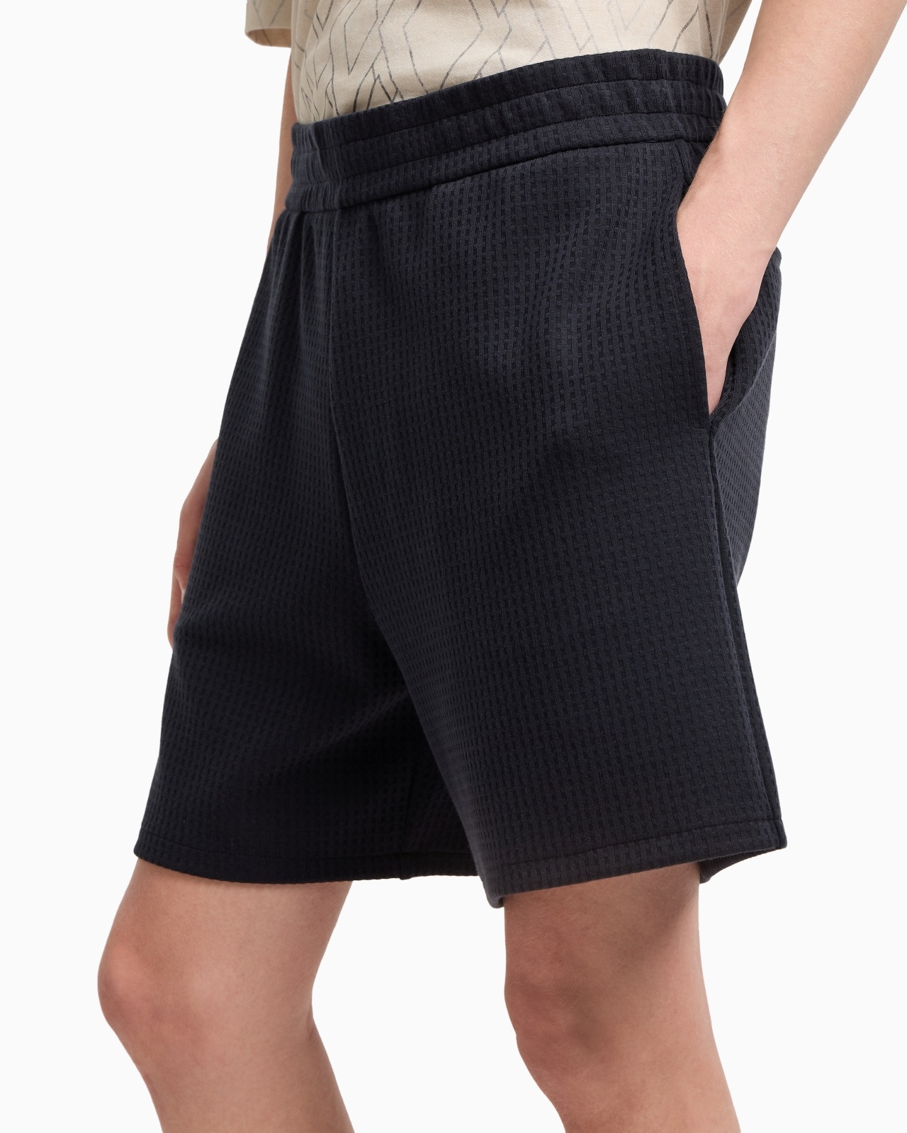 ASV LYOCELL-BLEND JACQUARD JERSEY BERMUDA SHORTS - 5