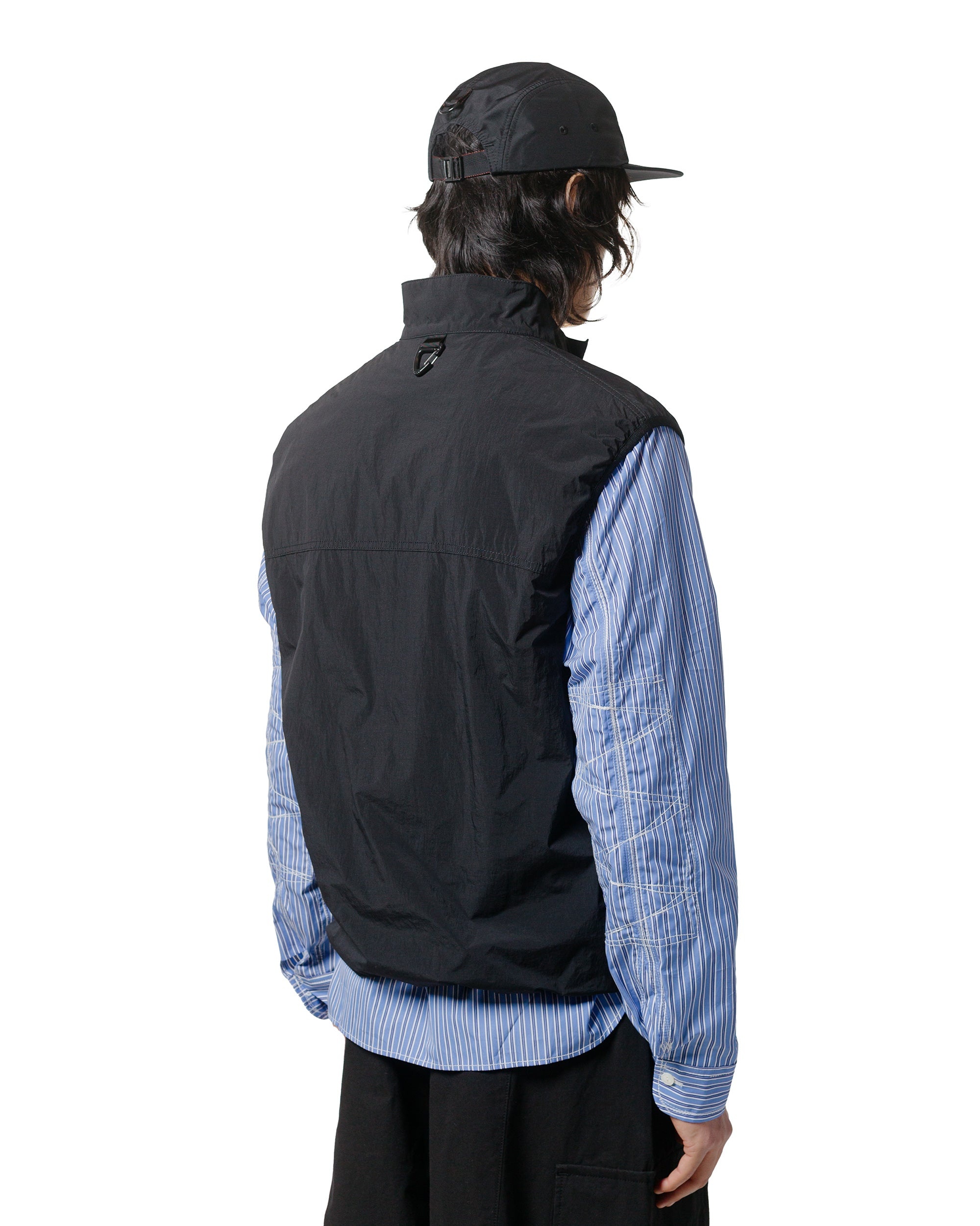 Nylon Typewriter Vest Black - 3