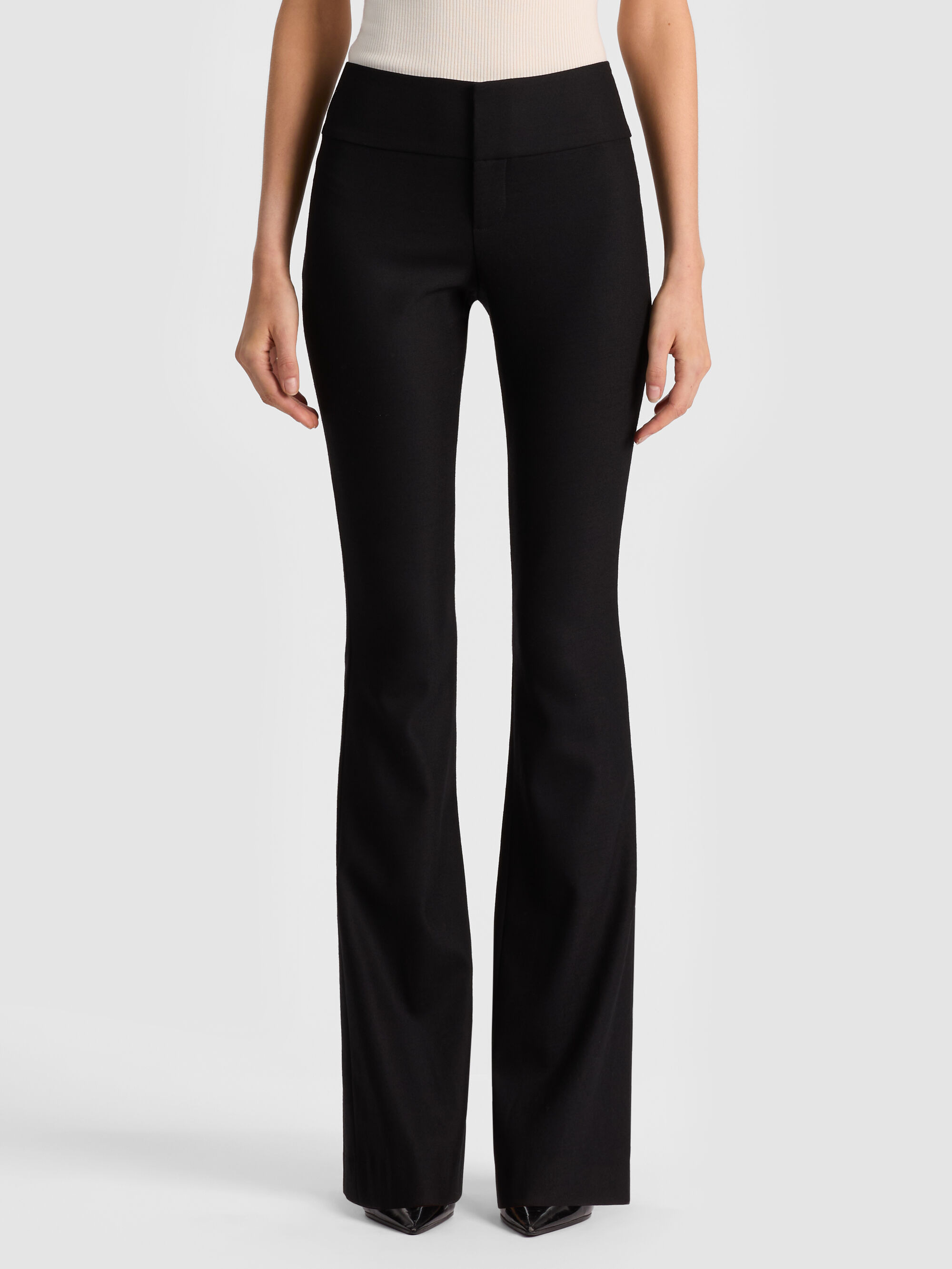 OLIVIA WOOL BOOTCUT PANT - 2