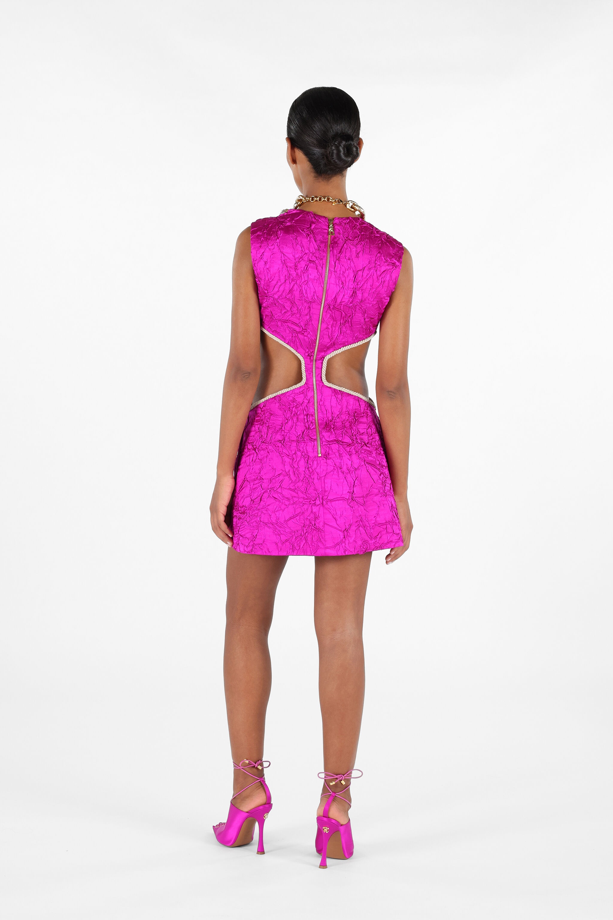 Cut-Out Detail Mini Dress - 4