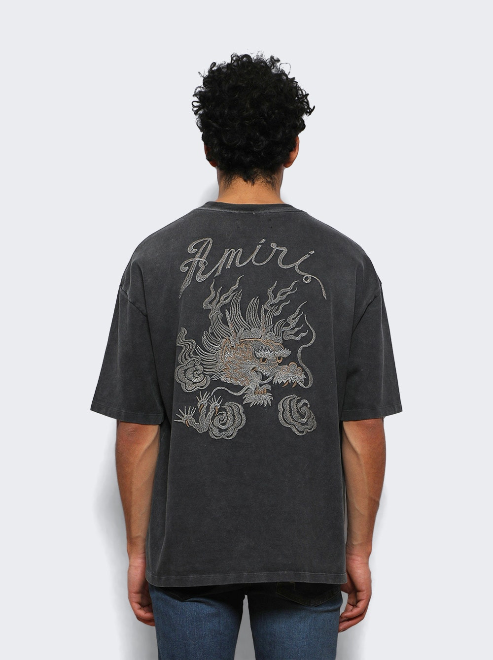 Dragon Oversized Tee Black - 4