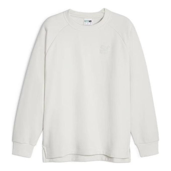 PUMA Popular Series Classics Textured Crew Neck Shirt 'White' 625299-17 - 1