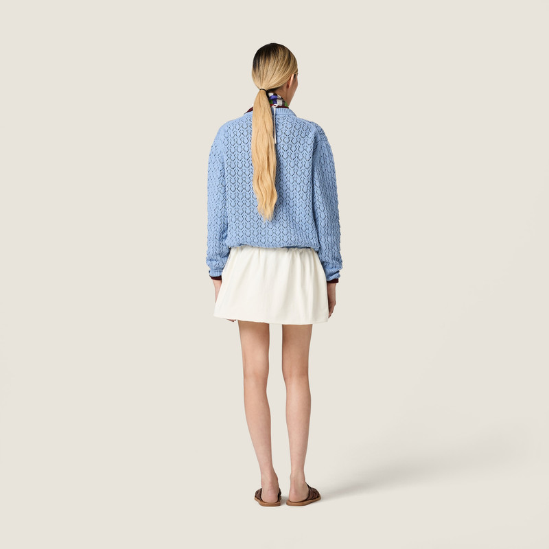 Cotton V-neck sweater 3