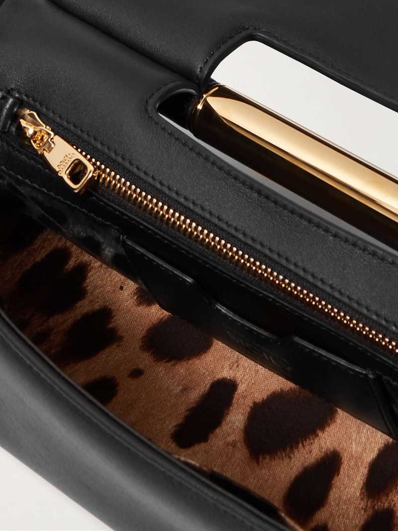 Plongé textured-leather clutch 5