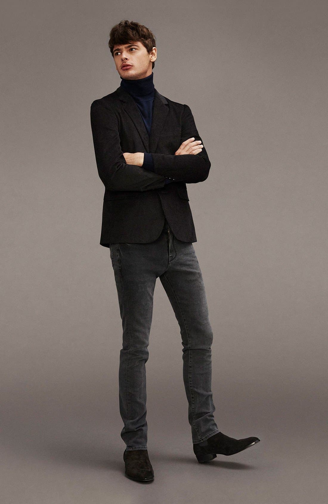 'L'Homme' Skinny Fit Jeans - 4