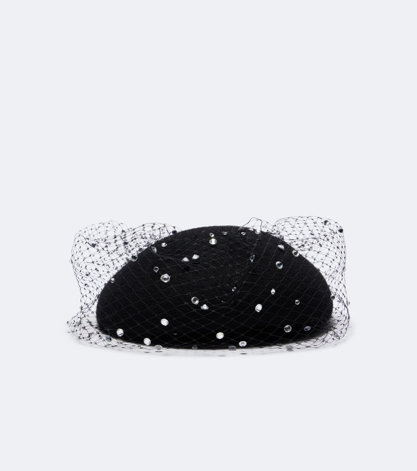 Voilette embellished hat - 1