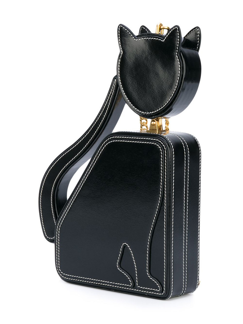 CAT ICON CALFSKIN CLUTCH BAG 3