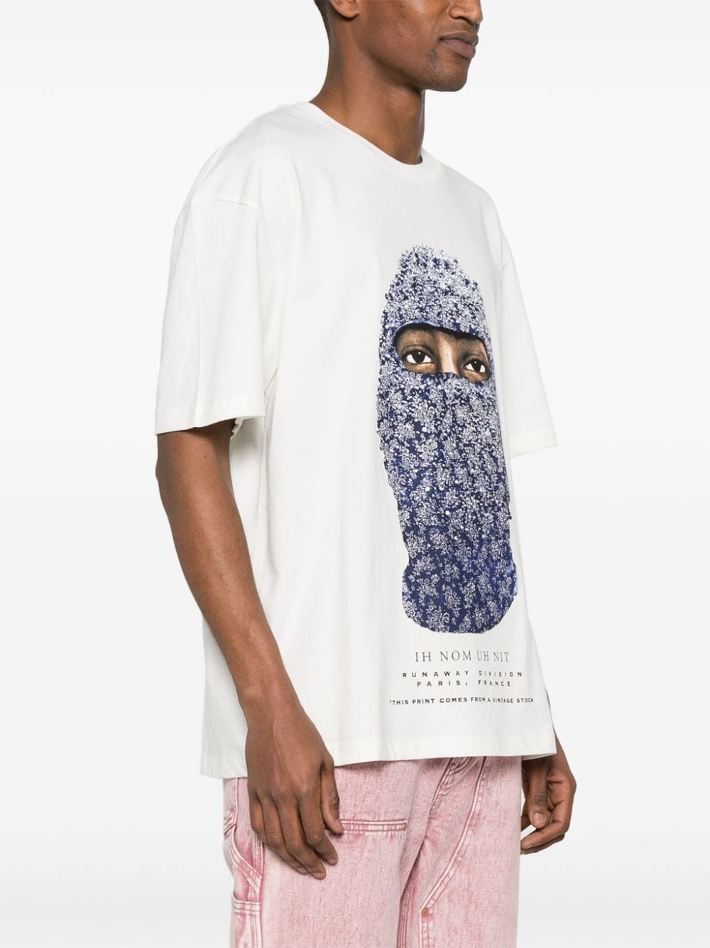 face-print cotton T-shirt - 3