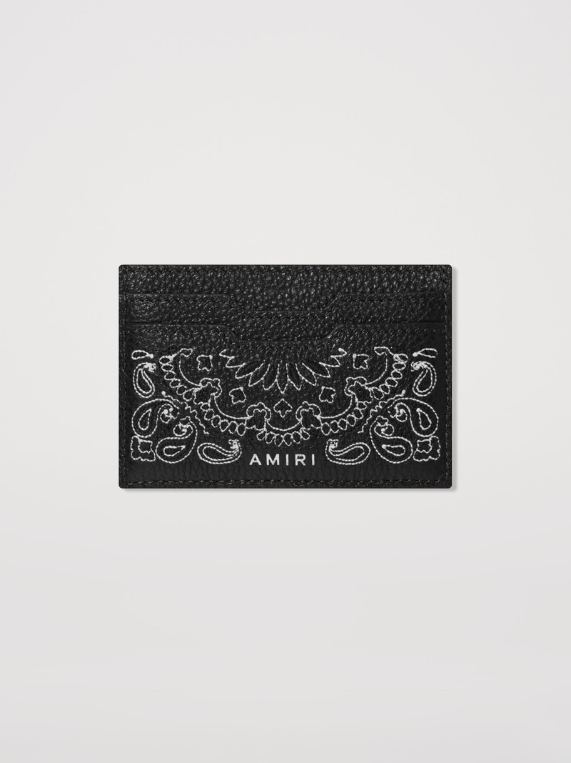 LEATHER BANDANA CARD HOLDER - 1