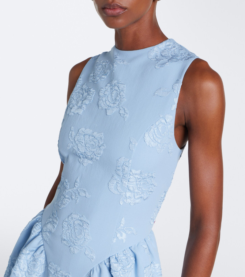 Floral jacquard midi dress 3