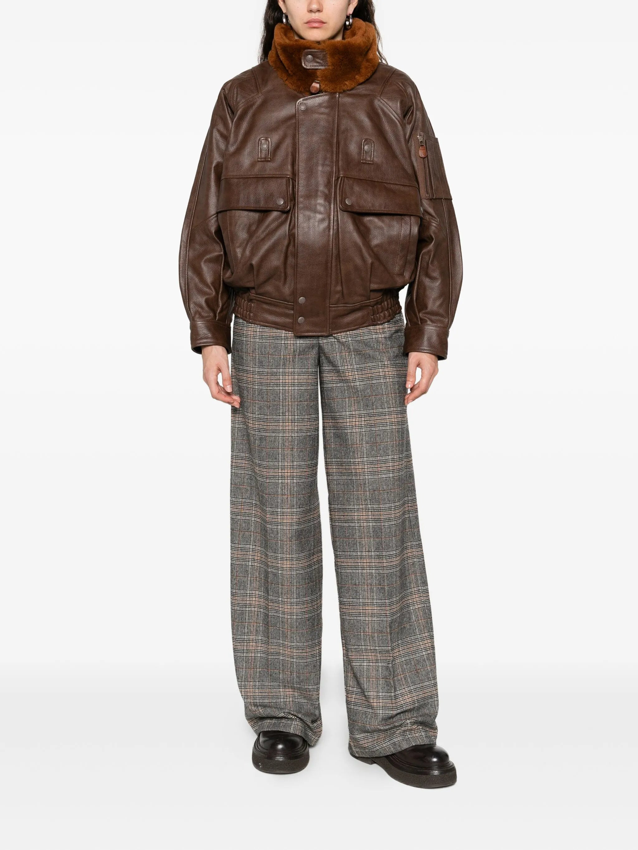 R13 Flap-pocket Leather Jacket - 2