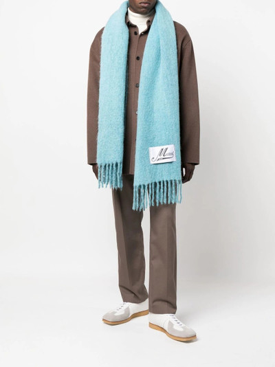 Marni pale blue logo scarf outlook