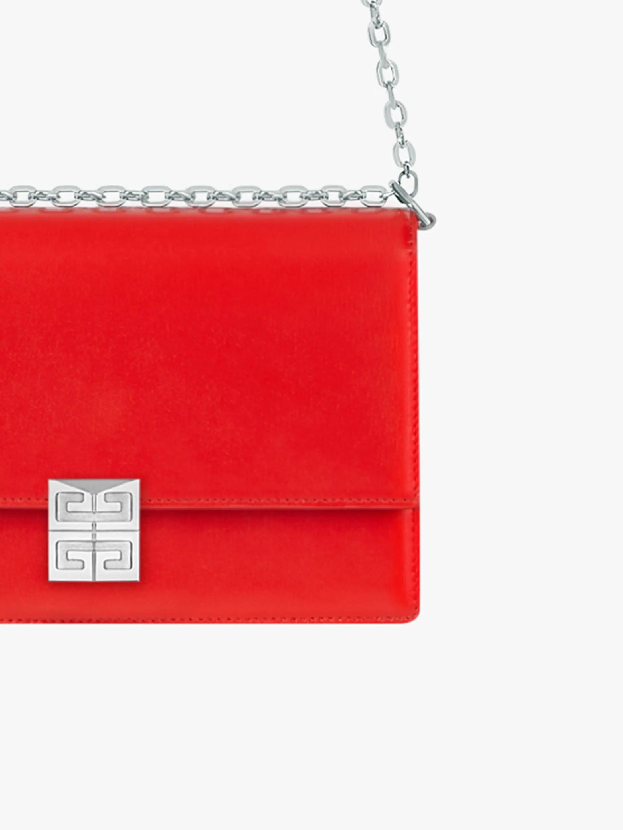 MEDIUM 4G BAG IN BOX LEATHER WITH CHAIN - 6