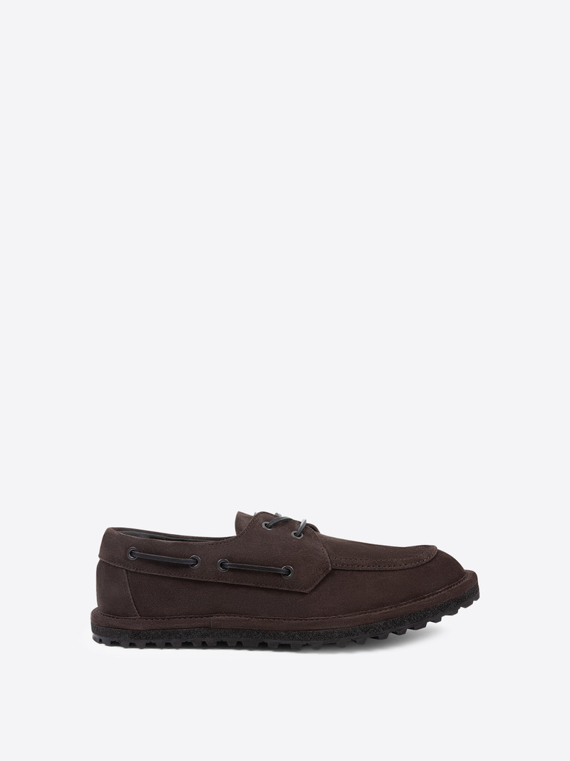 Dries Van Noten LEATHER BOAT SHOES outlook