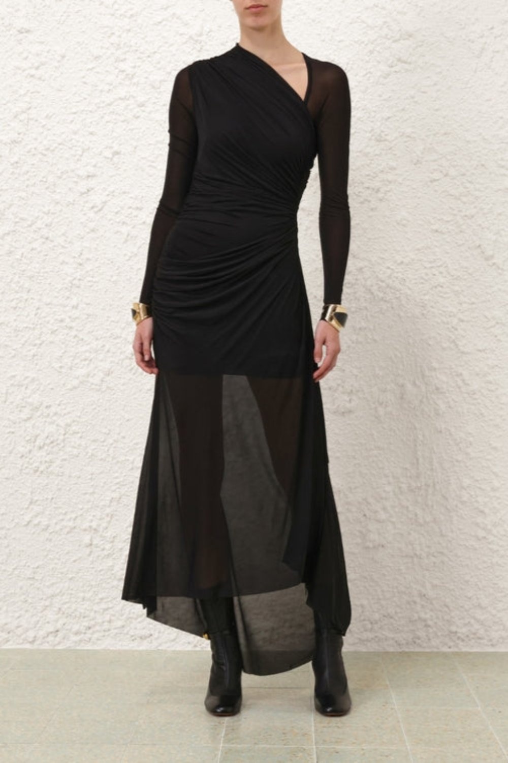 Illustration Gathered Dress - 1