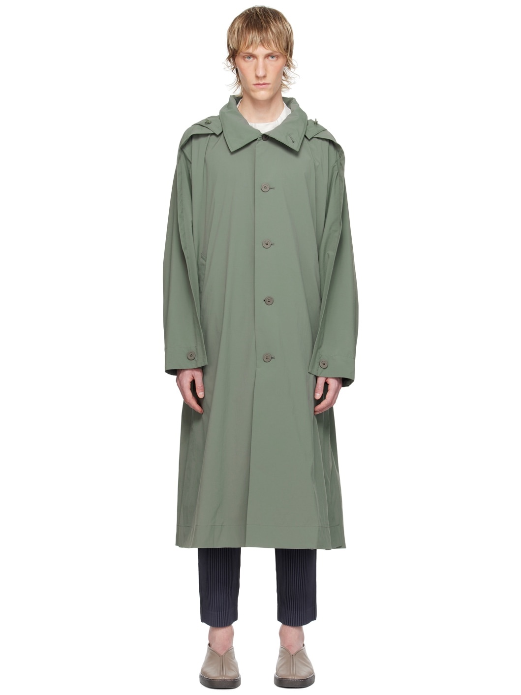 Khaki Wing Coat - 1