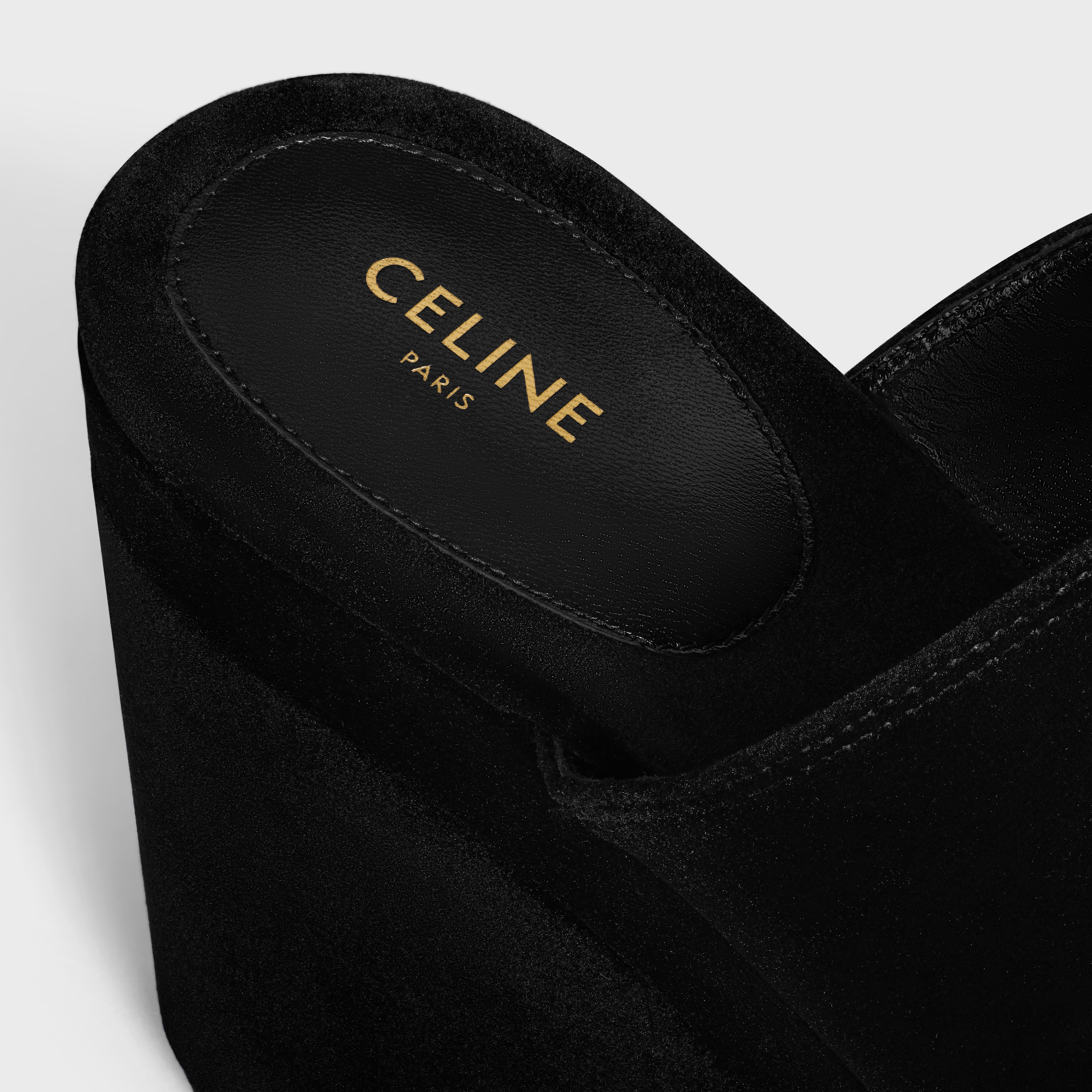 CELINE ELENA MULE in VELVET - 5