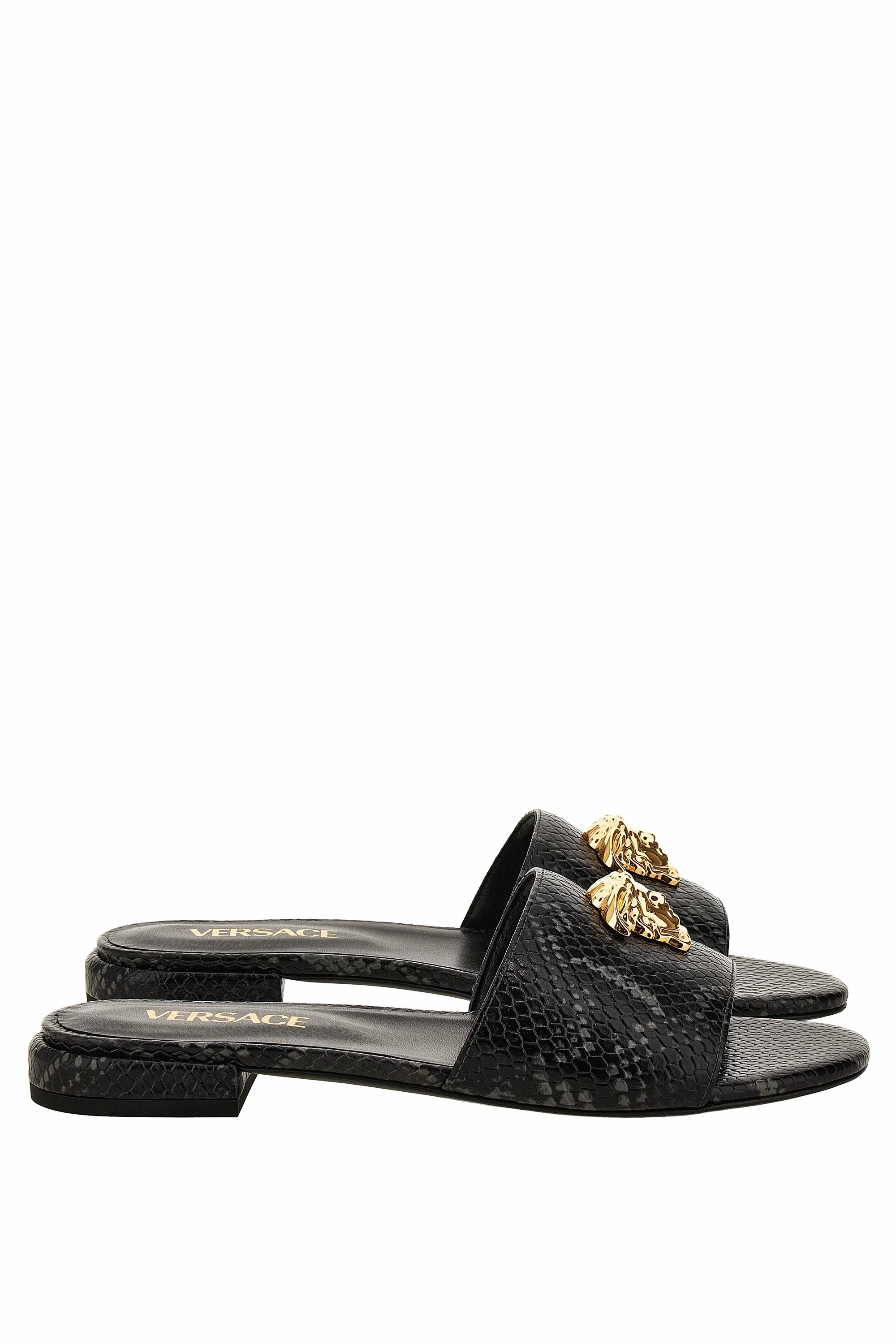 Versace Logo Sandals - 1