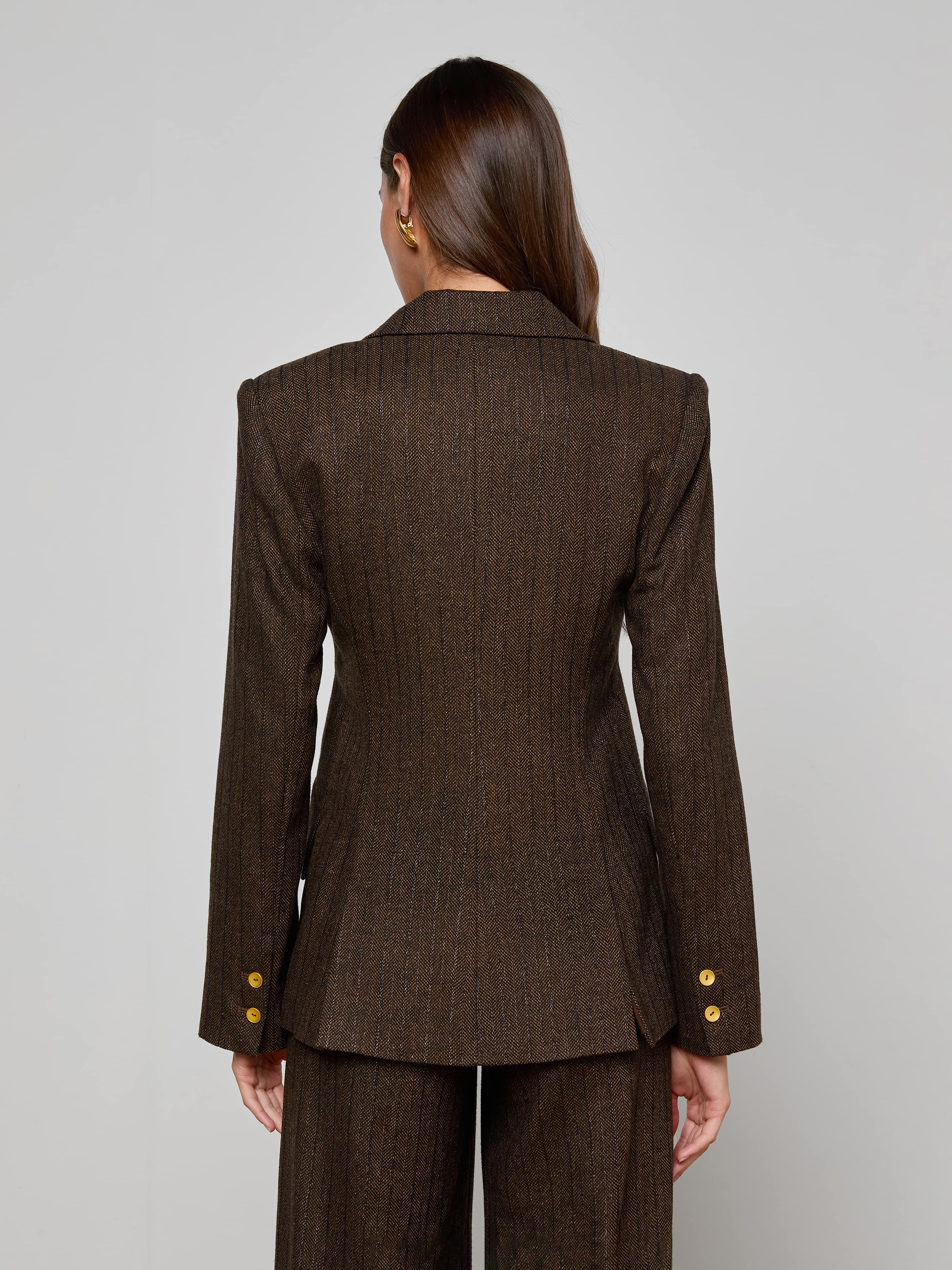 Chamberlain Pinstriped Blazer - 5