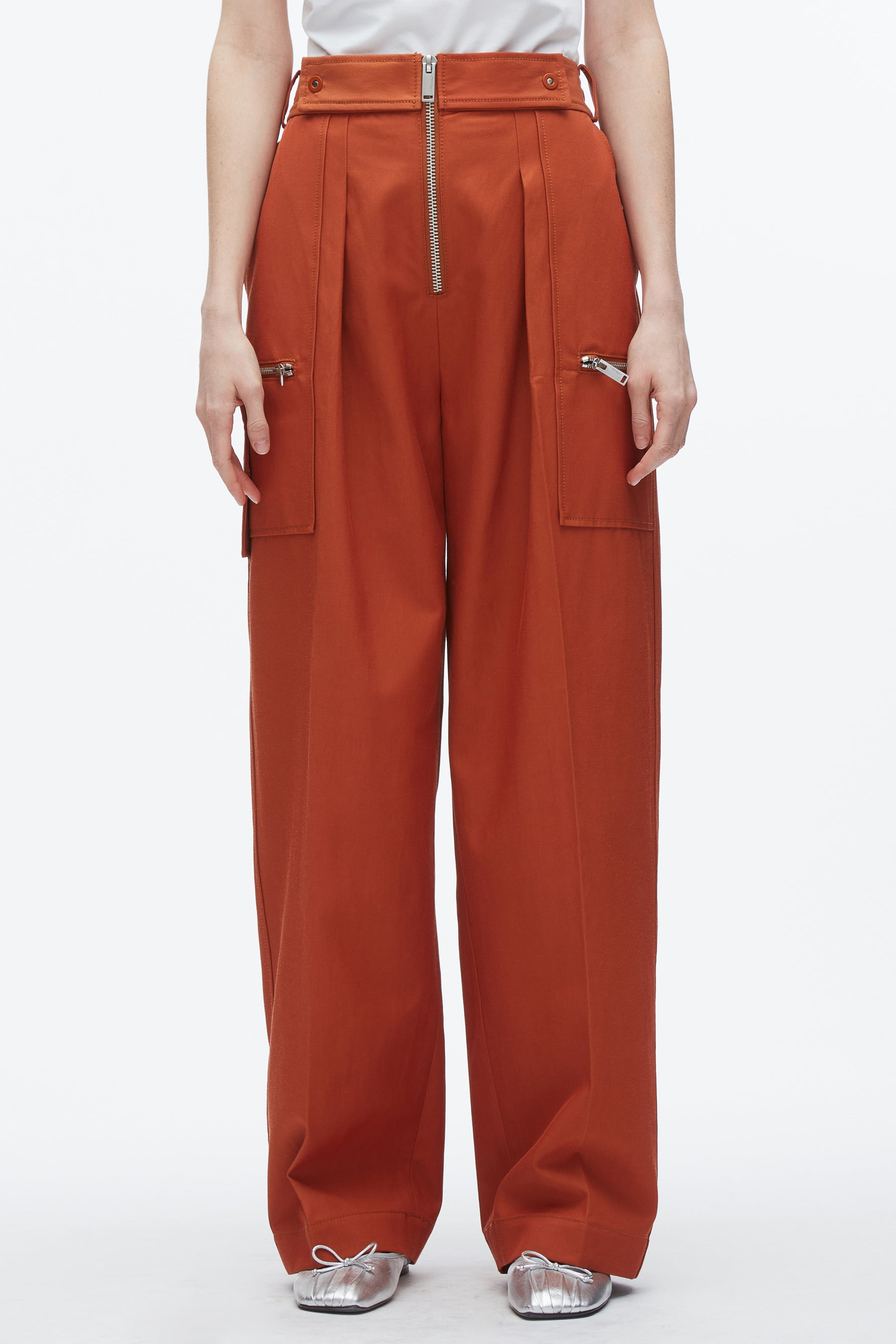 Double Zip Wide Leg Pant - 3