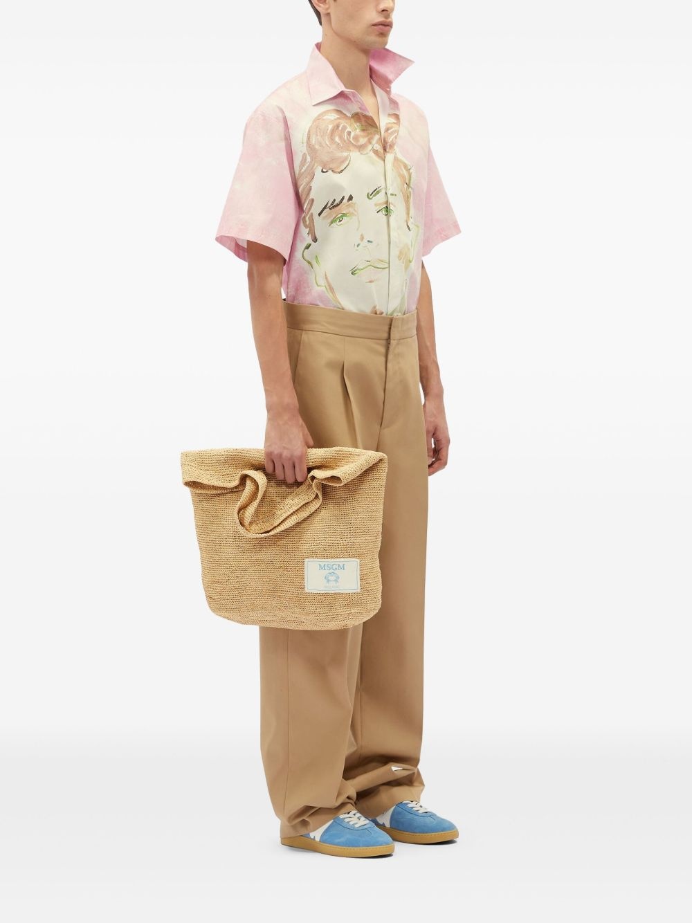 wide-leg tailored trousers - 3
