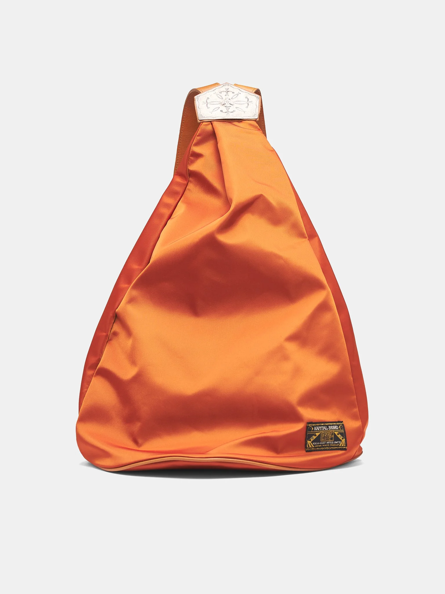 Orange Nylon & Leather Medicine Bag - 1