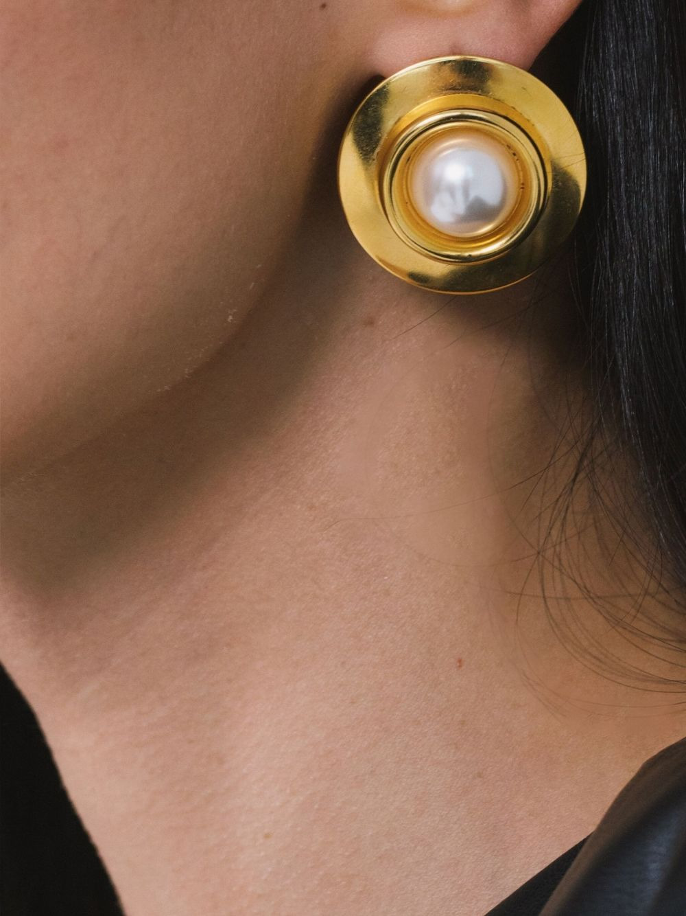 Alva pearl-plated earrings - 2