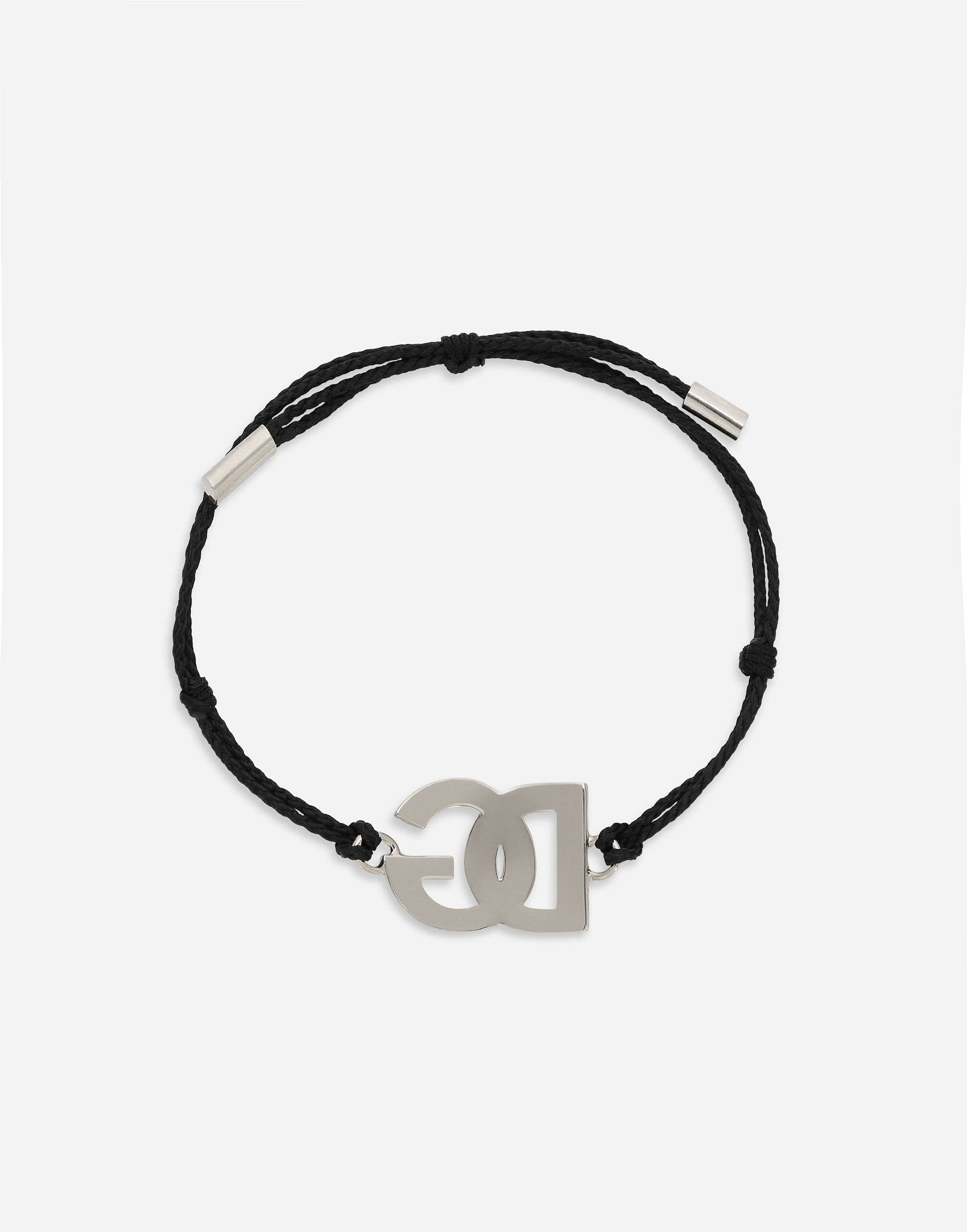 Cord bracelet with large DG logo - 3