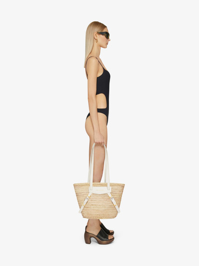 Givenchy MEDIUM VOYOU BASKET BAG IN RAFFIA outlook