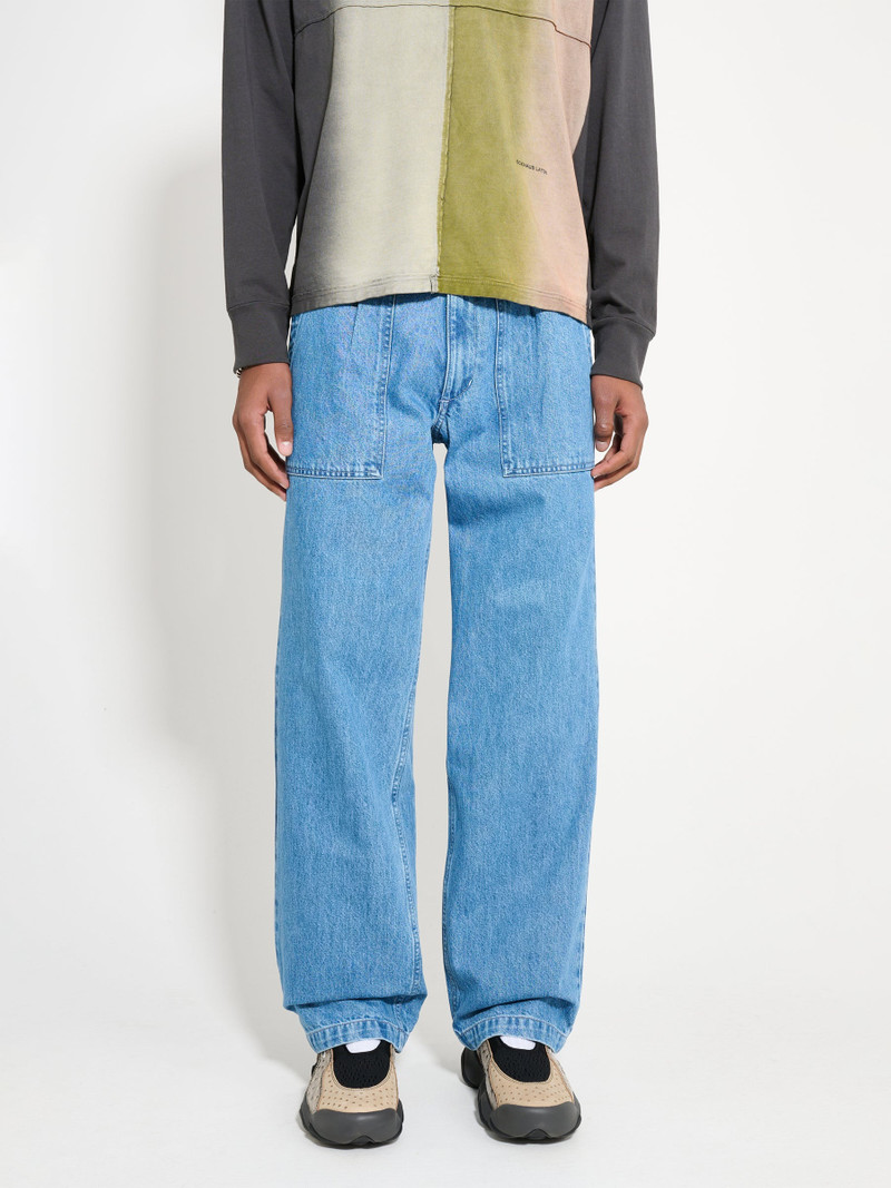 Noah NOAH DENIM PLEATED FATIGUE PANTS INDIGO outlook