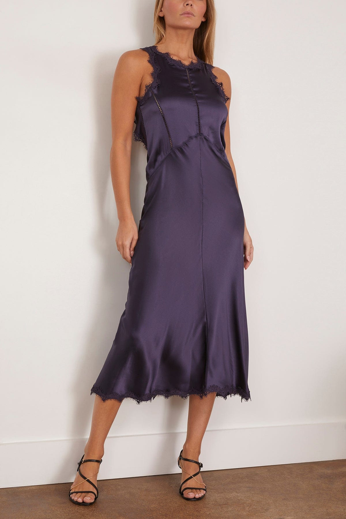 Jadelia Dress in Black Midnight - 3