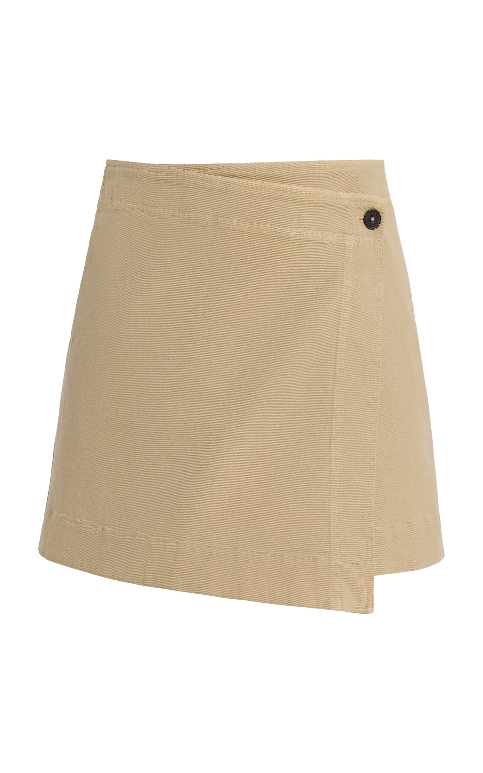 Wrap-Effect Mini Skirt neutral - 1