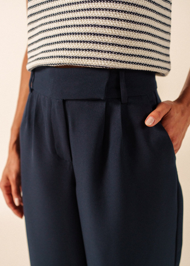 BIANCA Crepe Straight Leg Pants 3
