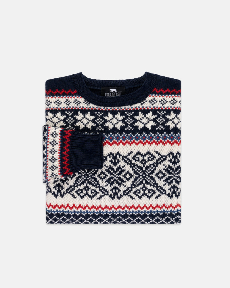 MADE-IN-NORWAY CREWNECK SKI SWEATER 1