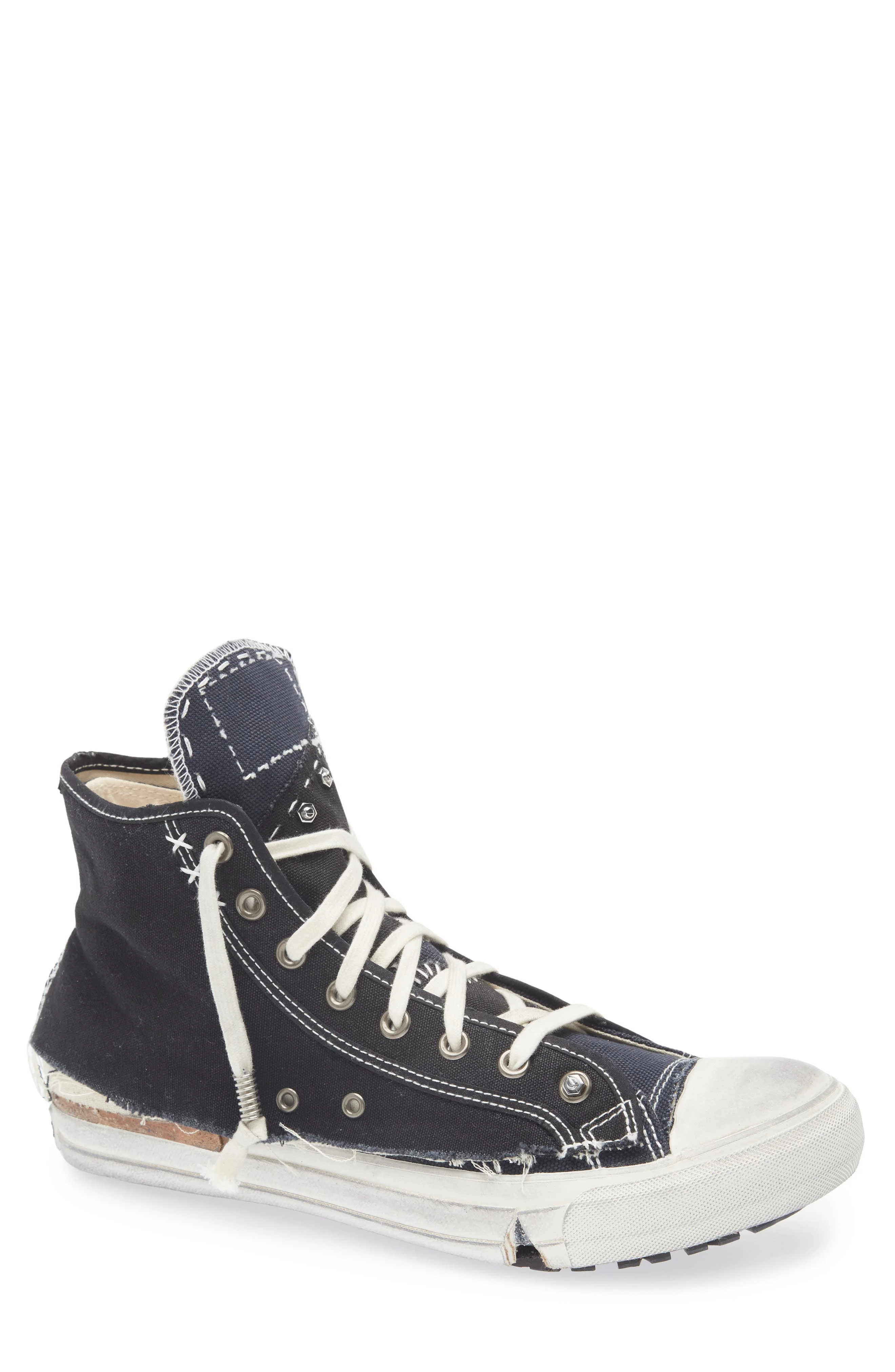 Maison Margiela Loved To Death High Top Sneaker in Blue/Black at Nordstrom - 1