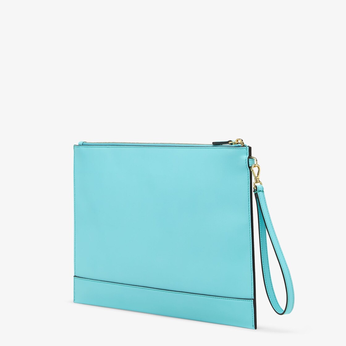 Turquoise leather pouch - 2