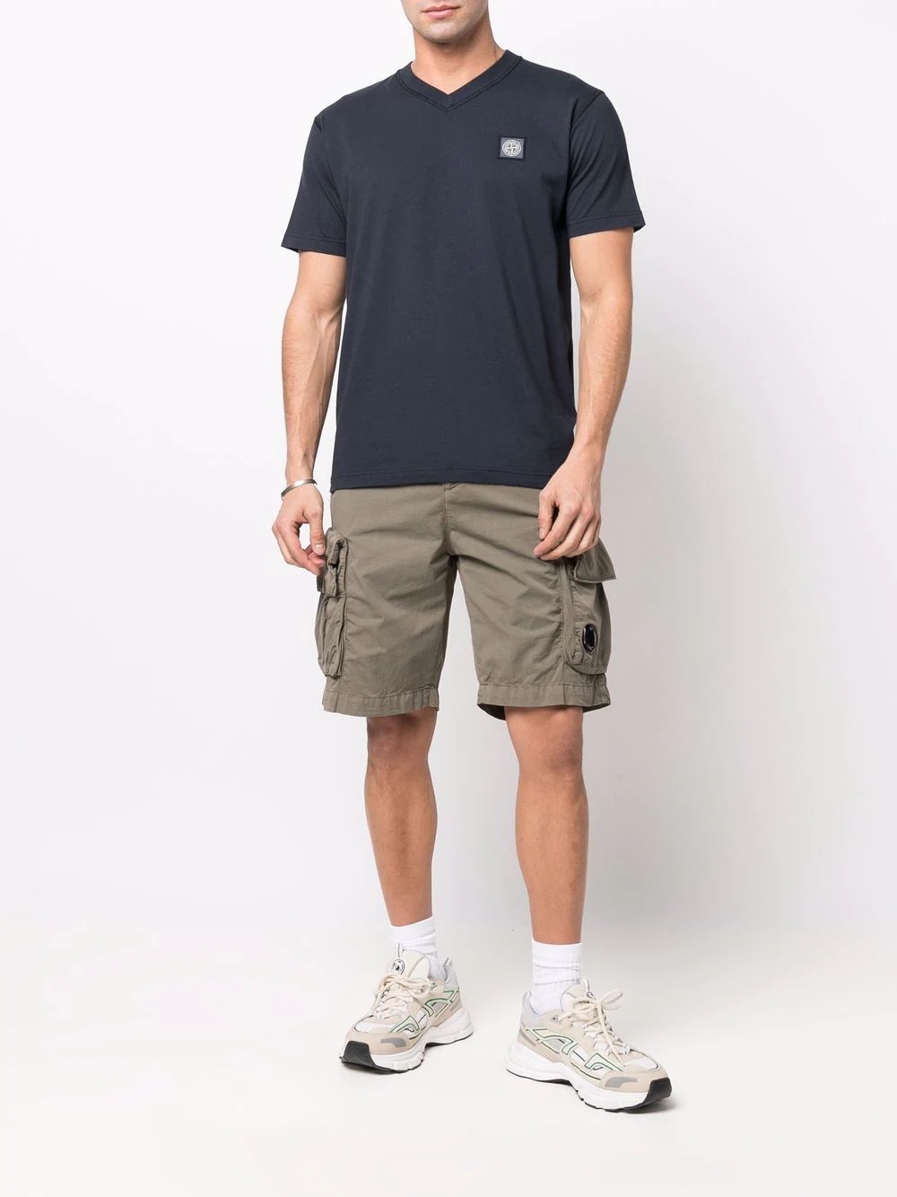 multi-pocket cotton cargo shorts - 2