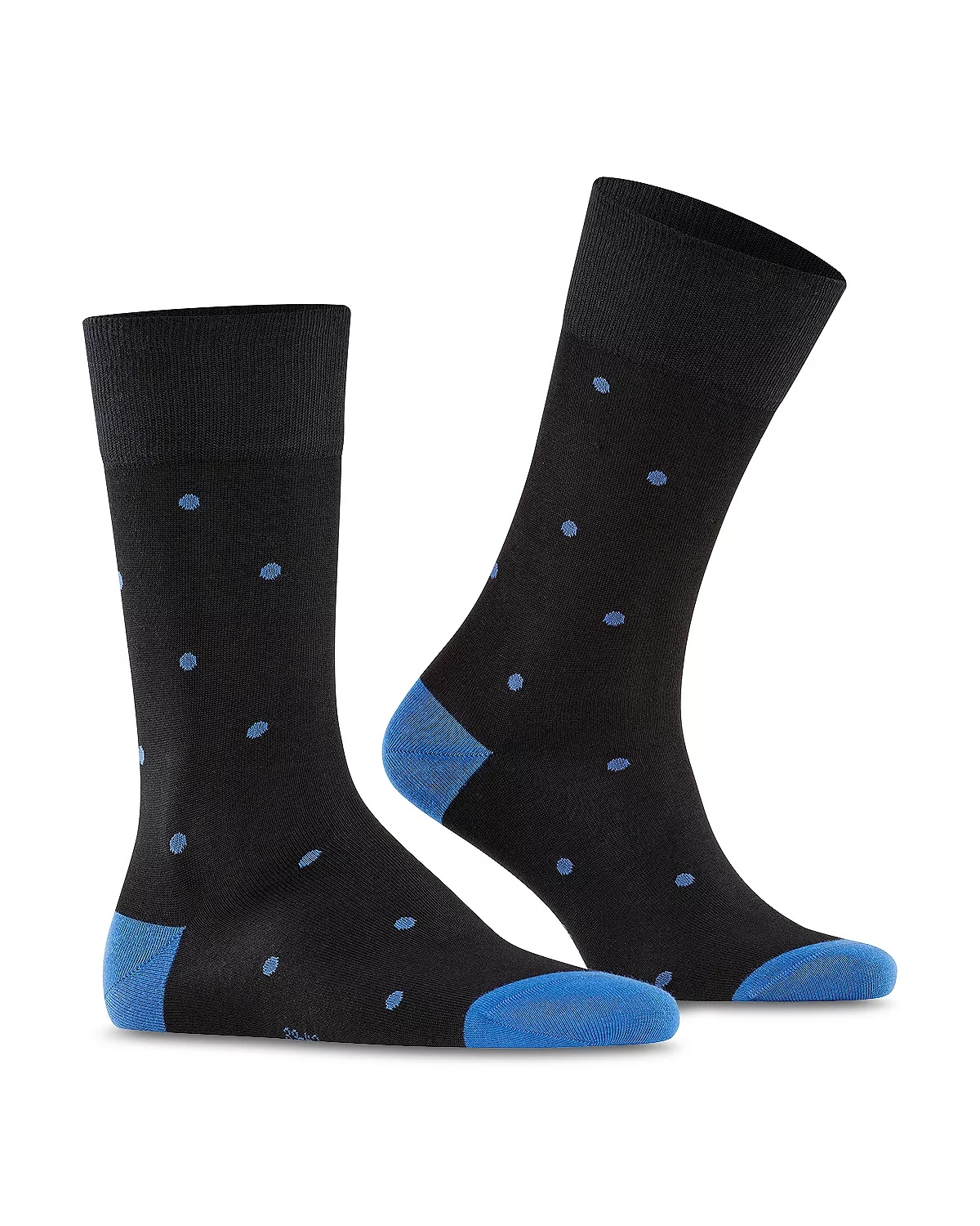 Mercerized Cotton & Nylon Dot Dress Socks - 3