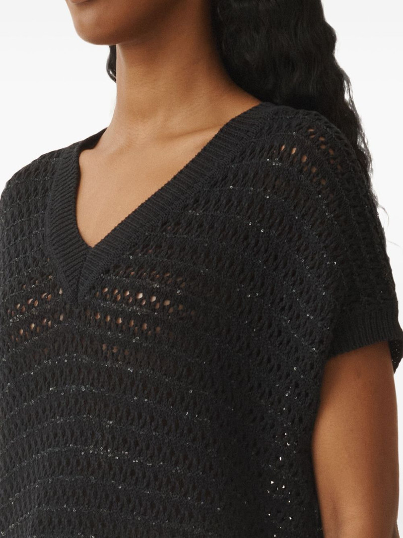 open-knit T-shirt 5