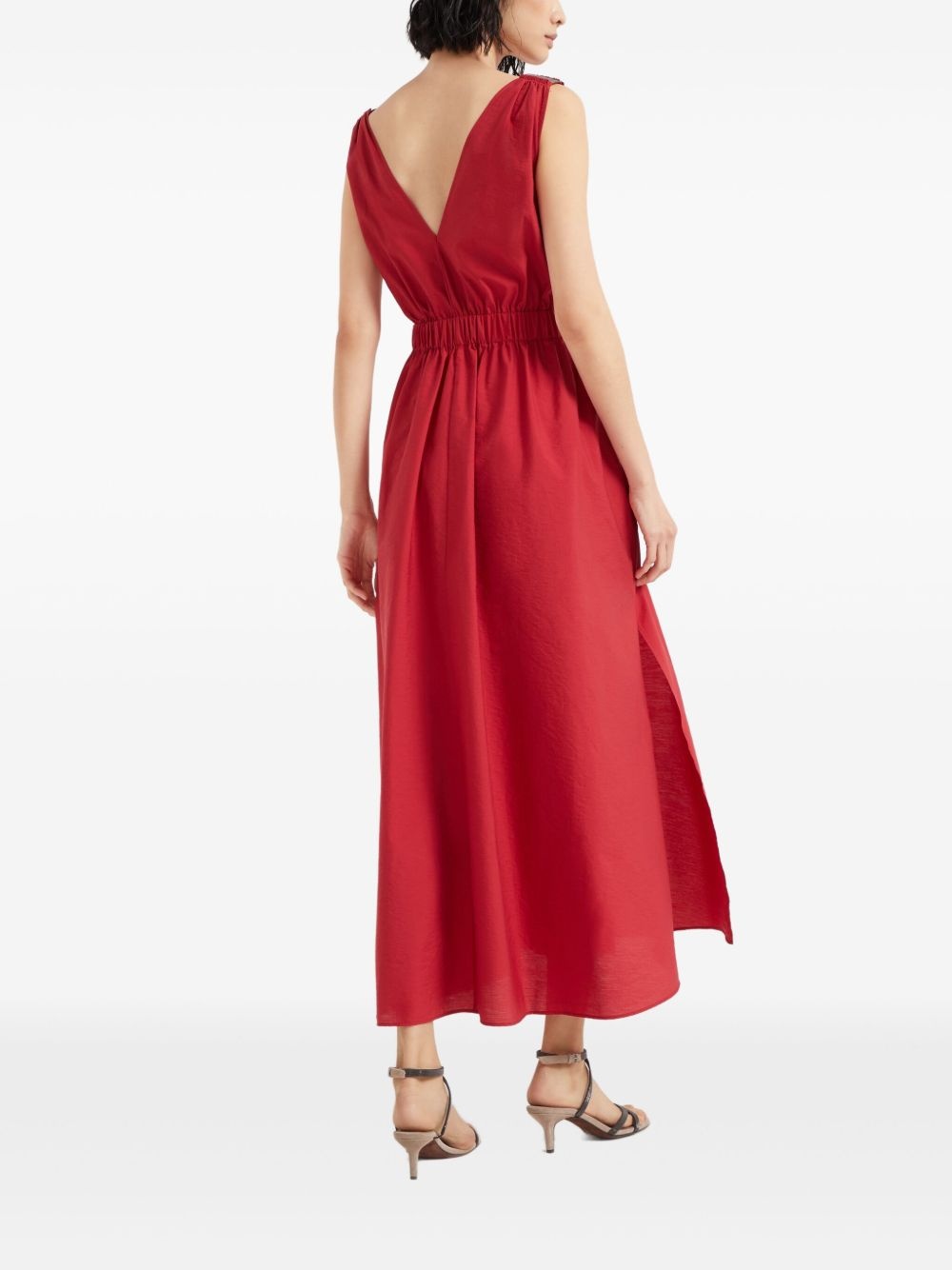 poplin midi dress - 4