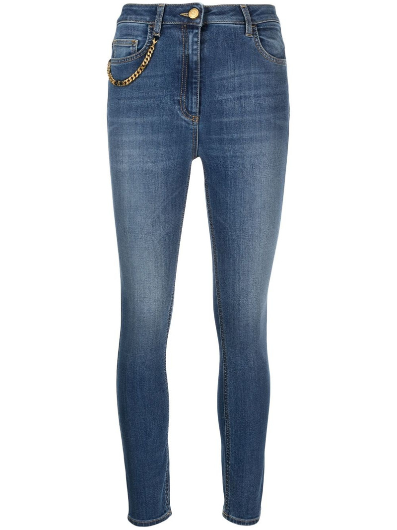 mid-rise skinny-cut jeans 1