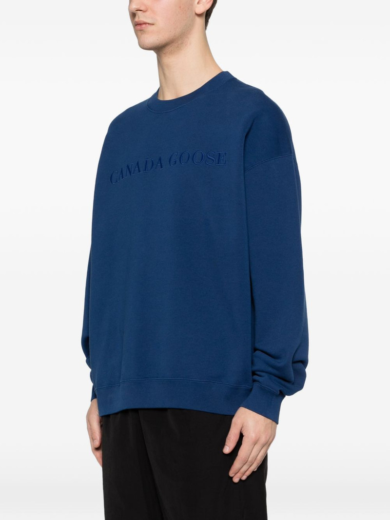 embroidery crew sweatshirt 3