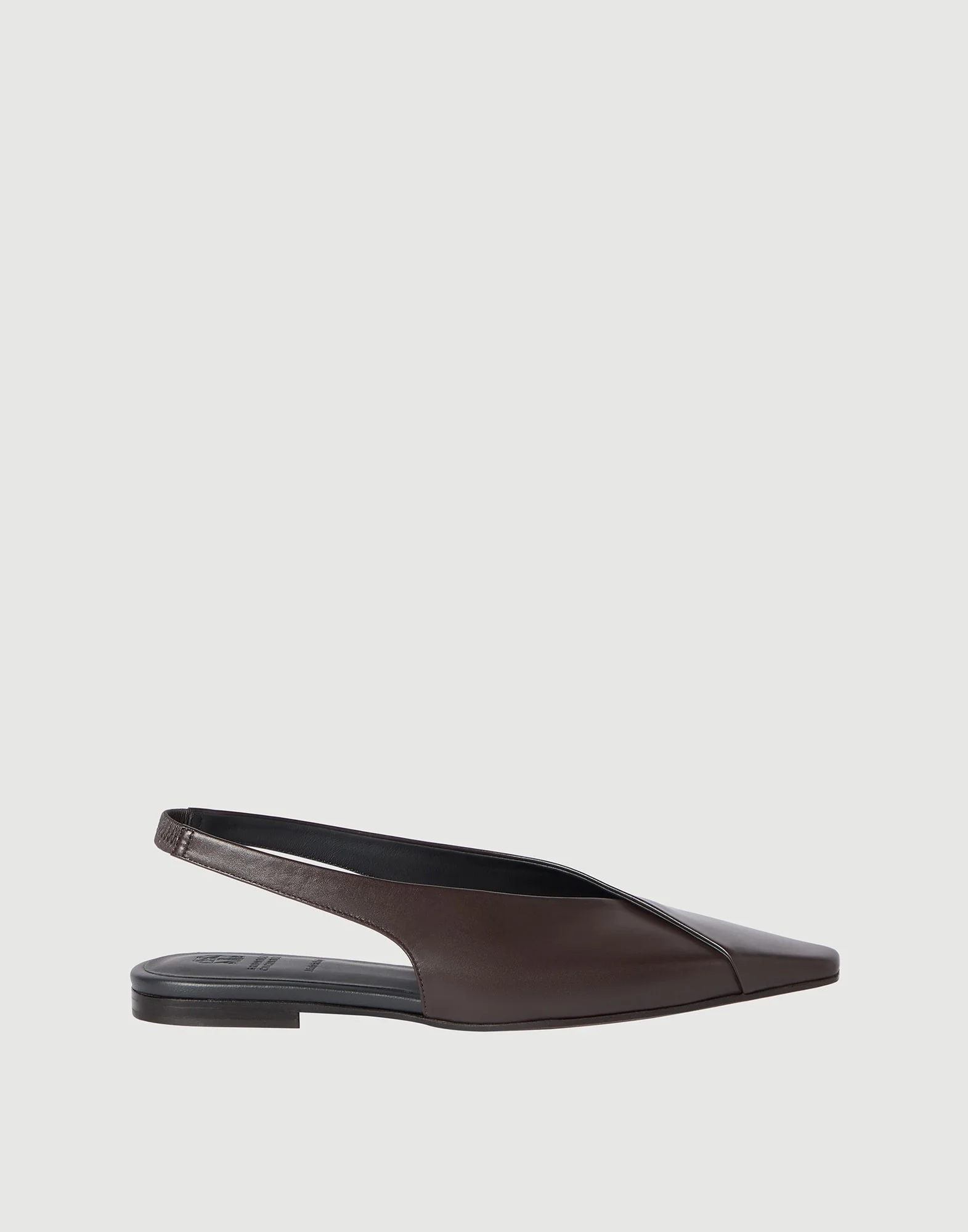 Calfiskin slingback flats - 1