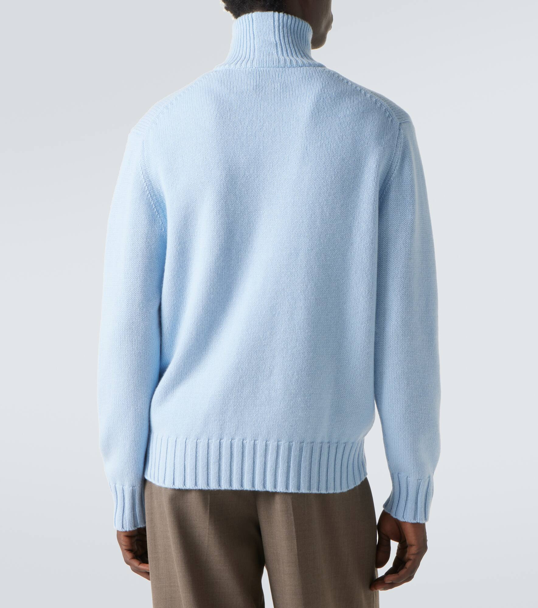 Cashmere half-zip sweater - 4