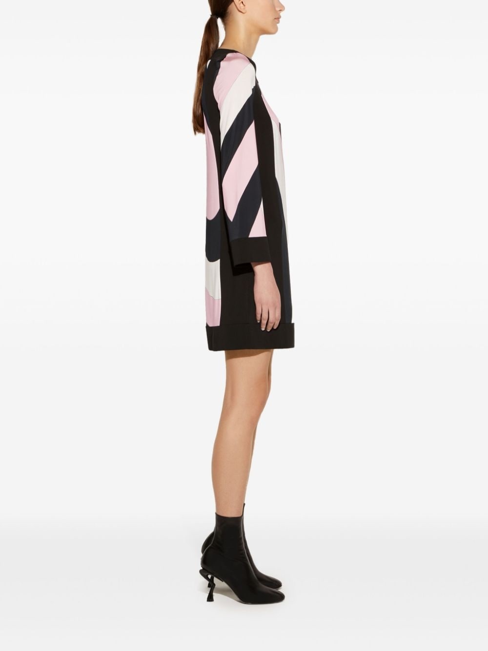 iride-print mini dress - 3