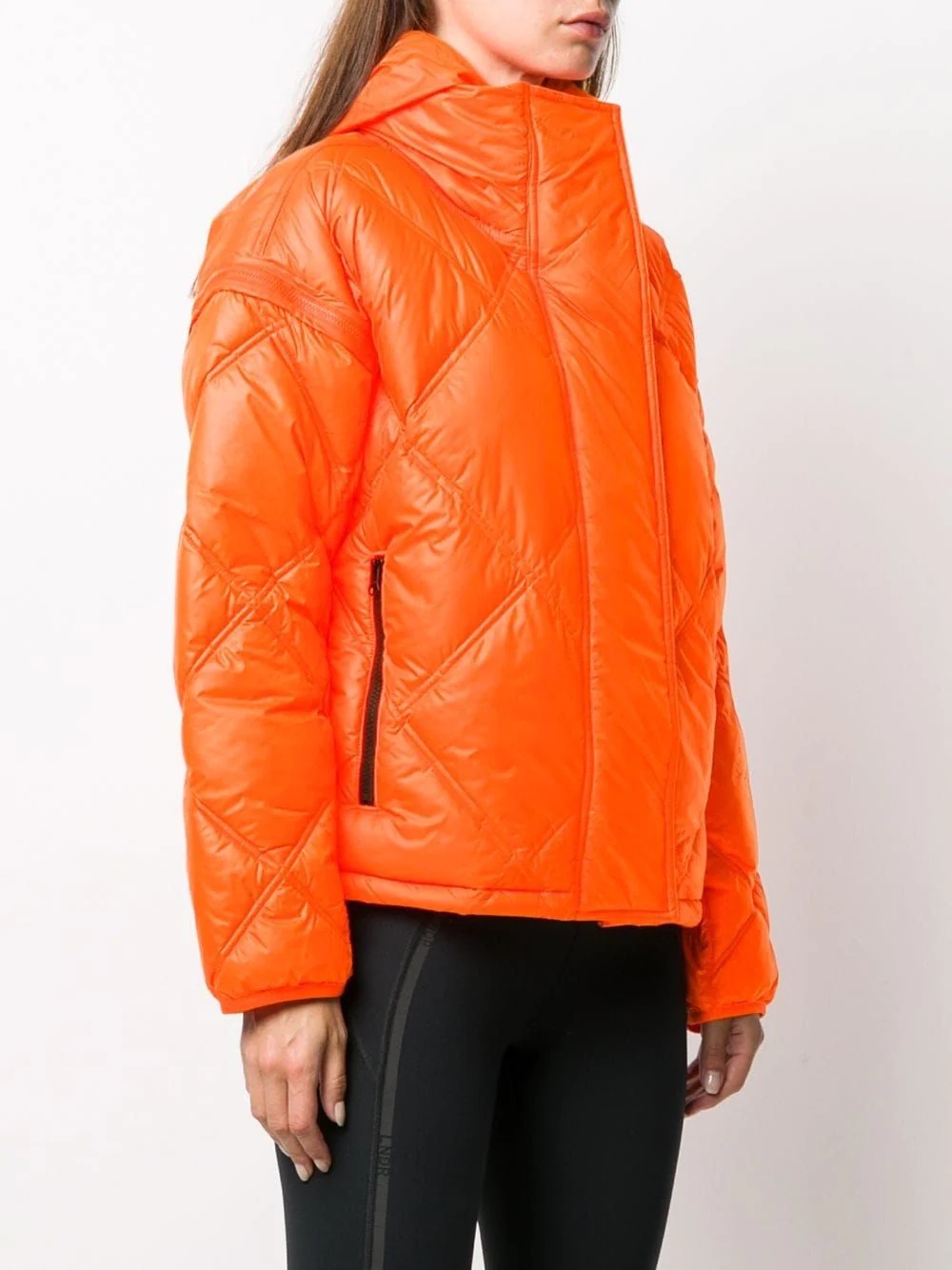 convertible high-neck puffer jacket - 3