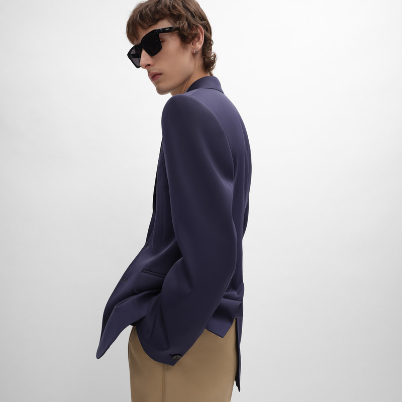 colonne jacket IN GRAIN DE POUDRE WOOL 3